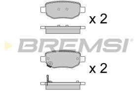 BREMSI BP4018 - PASTILLAS DE FRENO CHERY, DR
