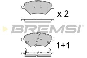 BREMSI BP4020 - PASTILLAS DE FRENO DR