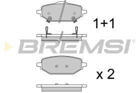 BREMSI BP4023 - PASTILLAS DE FRENO MG