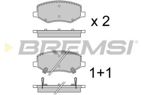 BREMSI BP4024 - PASTILLAS DE FRENO DR