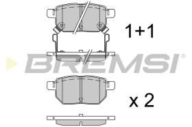 BREMSI BP4026 - PASTILLAS DE FRENO DR