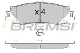 BREMSI BP4032 - PASTILLAS DE FRENO TOYOTA