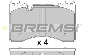 BREMSI BP4033CE - PASTILLAS DE FRENO 'CERAMIC' LAND ROVER