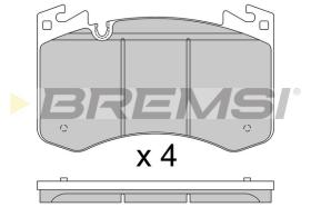 BREMSI BP4034CE - PASTILLAS DE FRENO 'CERAMIC' LAND ROVER