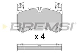 BREMSI BP4043CE - PASTILLAS DE FRENO 'CERAMIC' LAND ROVER
