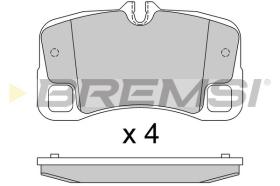 BREMSI BP4053CE - PASTILLAS DE FRENO 'CERAMIC' PORSCHE