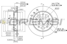 BREMSI CD8856V - DISCOS DE FRENO SUZUKI