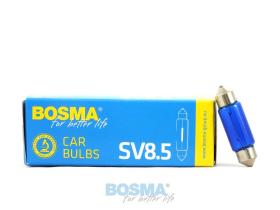 BOMBILLAS AUTOMOCION 502421BLK - BOMBILLA 12V  5W SV8,5 10X36 BLUE