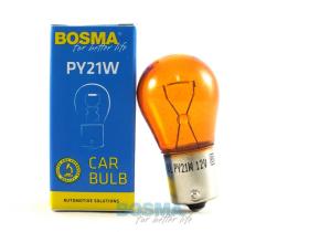 BOMBILLAS AUTOMOCION 5012921 - BOMBILLA 12V 21W BAU15S PY21W AMBER SINGLE BOX