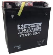 BATERIAS DE MOTO POWER THUNDER 0616811P - BAT.MOTO CTX16-BS-1 SIN MANTENIMIENTO