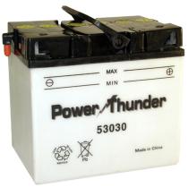 BATERIAS DE MOTO POWER THUNDER 0653041P - BAT.MOTO 53030 CONVENCIONAL