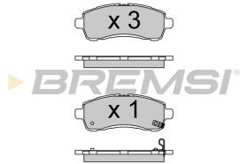 BREMSI BP4057 - PASTILLAS DE FRENO MAZDA