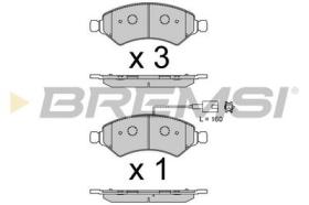 BREMSI BP4058 - PASTILLAS DE FRENO  FIAT, PEUGEOT, CITROEN