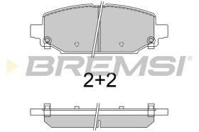 BREMSI BP4087 - PASTILLAS DE FRENO JEEP