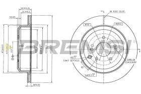 BREMSI CD6235V - DISCOS DE FRENO HYUNDAI