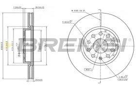 BREMSI CD6273V - DISCOS DE FRENO MG