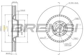 BREMSI CD6363V - DISCOS DE FRENO BENTLEY