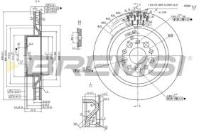 BREMSI CD6406V - DISCOS DE FRENO TESLA
