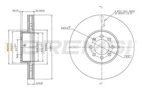 BREMSI CD6925V - DISCOS DE FRENOS MAXUS
