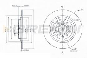 BREMSI CD6934S - DISCOS DE FRENOS MG