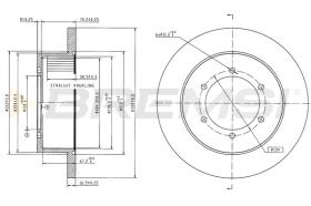 BREMSI CD6935S - DISCOS DE FRENOS MAXUS