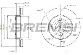 BREMSI CD8968V - DISCOS DE FRENO SUZUKI