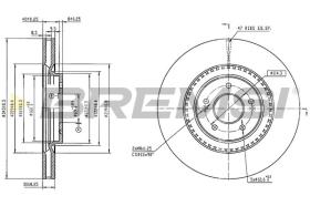 BREMSI CD9171V - DISCOS DE FRENO HYUNDAI