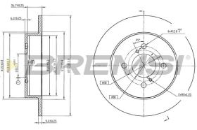 BREMSI CD9205S - DISCOS DE FRENO SUZUKI