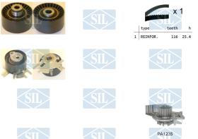 SALERI K1PA1235 - KIT DIST.C/BOMBA SIL