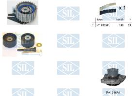 SALERI K1PA1246A1 - KIT DIST.C/BOMBA SIL