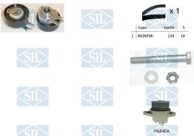 SALERI K1PA846A - KIT DIST.C/BOMBA SIL