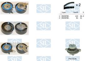 SALERI K2PA1002A - KIT DIST.C/BOMBA SIL
