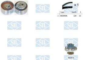 SALERI K2PA913 - KIT DIST.C/BOMBA SIL