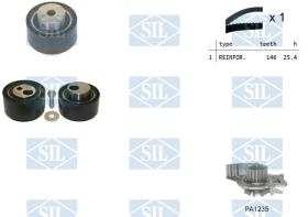 SALERI K3PA1235 - KIT DIST.C/BOMBA SIL