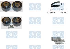SALERI K4PA1235 - KIT DIST.C/BOMBA SIL
