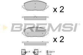 BREMSI BP4104 - PASTILLAS DE FRENO BMW
