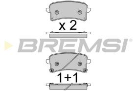 BREMSI BP4090 - PASTILLAS DE FRENO PEUGEOT