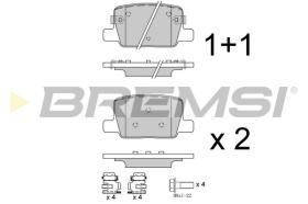 BREMSI BP4094 - PASTILLAS DE FRENO VOLVO