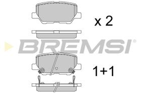 BREMSI BP4102 - PASTILLAS DE FRENO MAXUS (SAIC MOTOR)