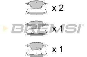 BREMSI BP4103 - PASTILLAS DE FRENO BYD