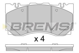 BREMSI BP4114CE - PASTILLAS DE FRENO MERCEDES-BENZ
