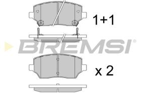 BREMSI BP4117 - PASTILLAS DE FRENO MAXUS (SAIC MOTOR)