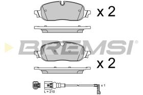 BREMSI BP4126 - PASTILLAS DE FRENO VW