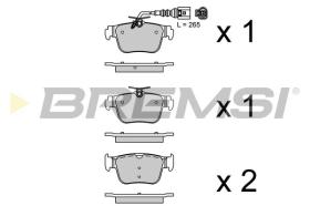 BREMSI BP4139 - PASTILLAS DE FRENO AUDI, CUPRA