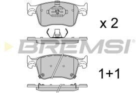 BREMSI BP4140 - PASTILLAS DE FRENO MG