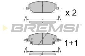 BREMSI BP4147 - PASTILLAS DE FRENO BYD