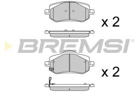 BREMSI BP4148 - PASTILLAS DE FRENO CHERY