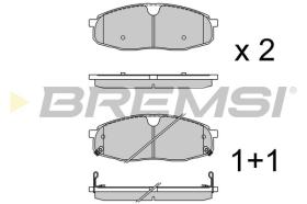 BREMSI BP4150 - PASTILLAS DE FRENO MAXUS