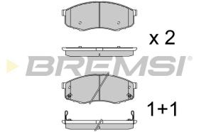 BREMSI BP4152 - PASTILLAS DE FRENO CHANGAN