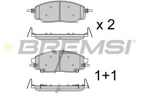 BREMSI BP4155 - PASTILLAS DE FRENO BYD